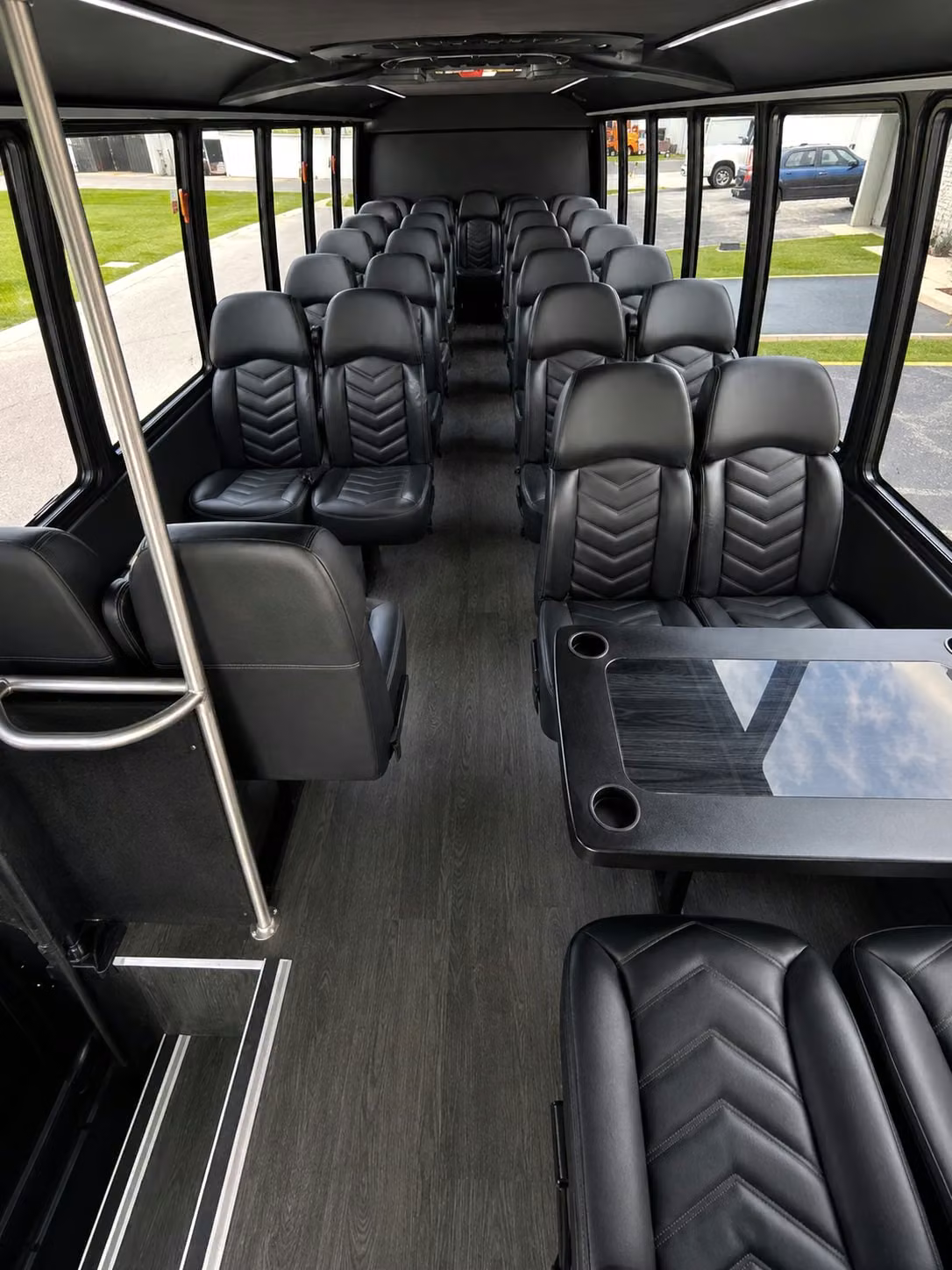 20 passenger minibus inside