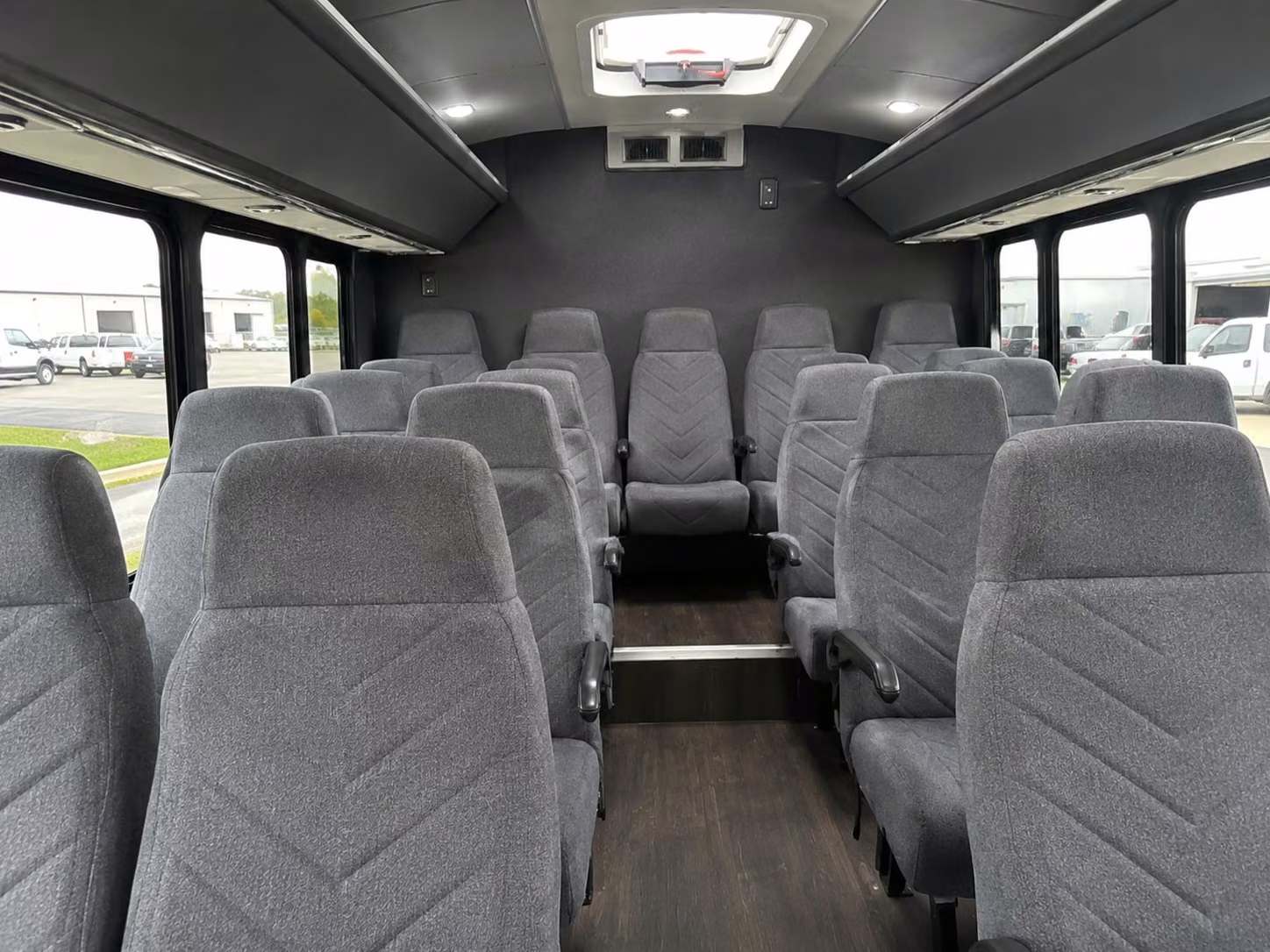 20 passenger minibus interior