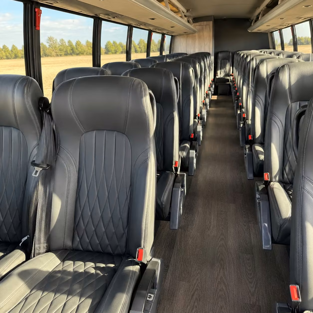 25 passenger minibus inside