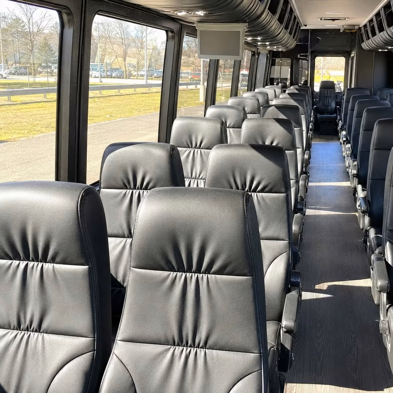 28 passenger minibus inside