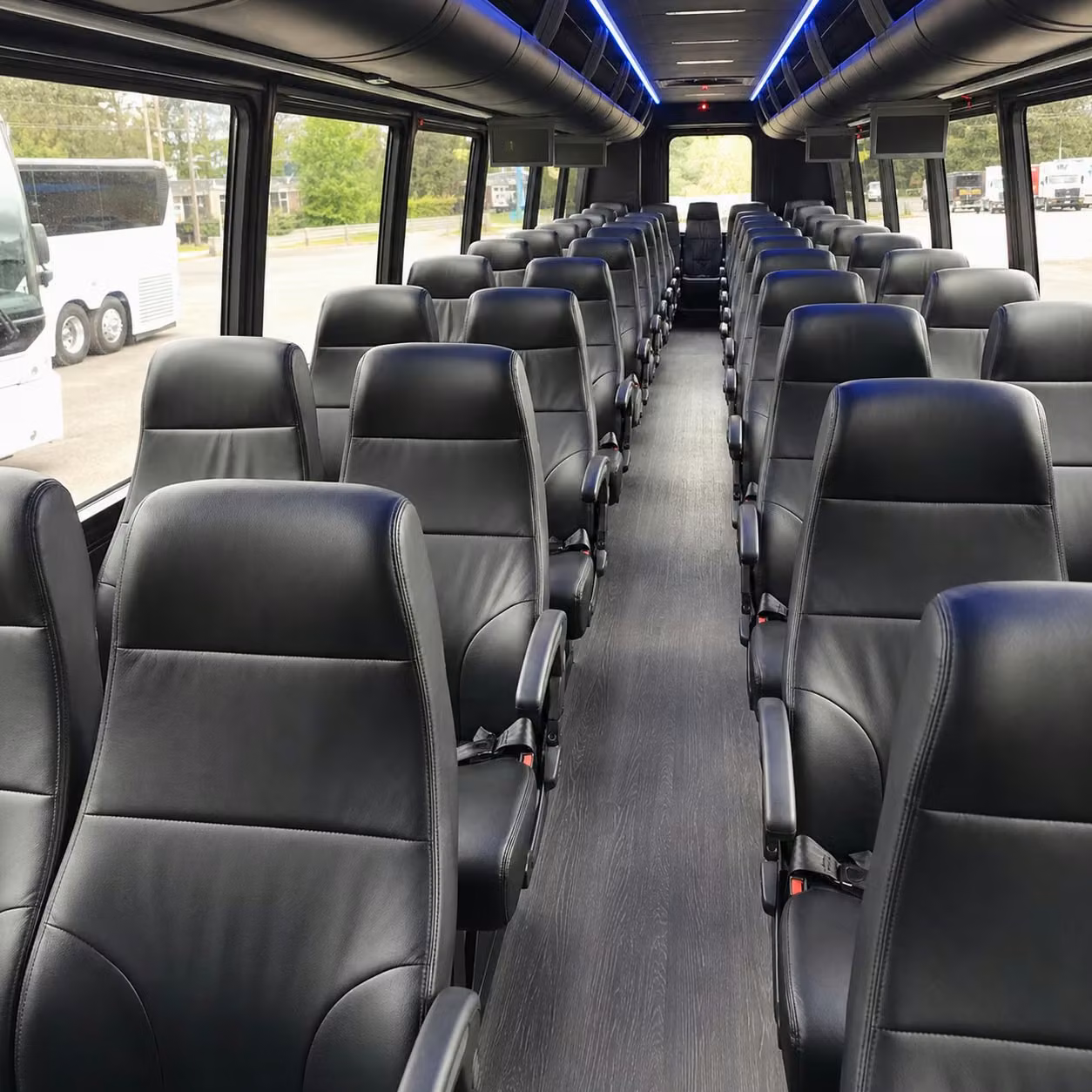 35 passenger minibus interior