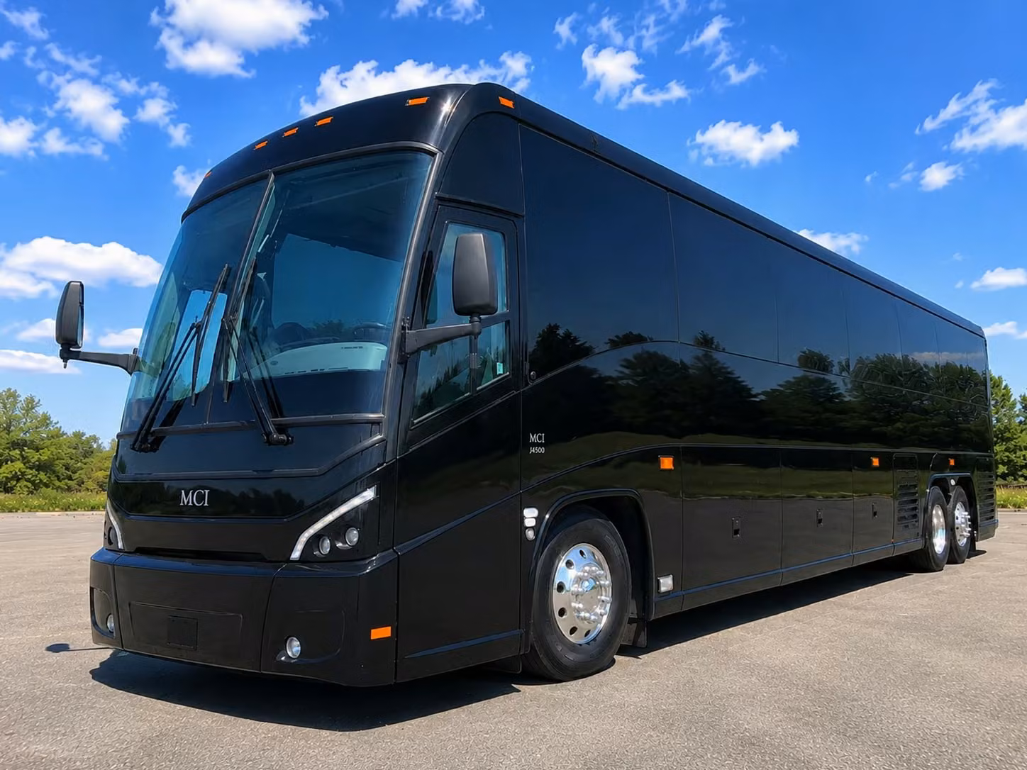 56 passenger charter bus
