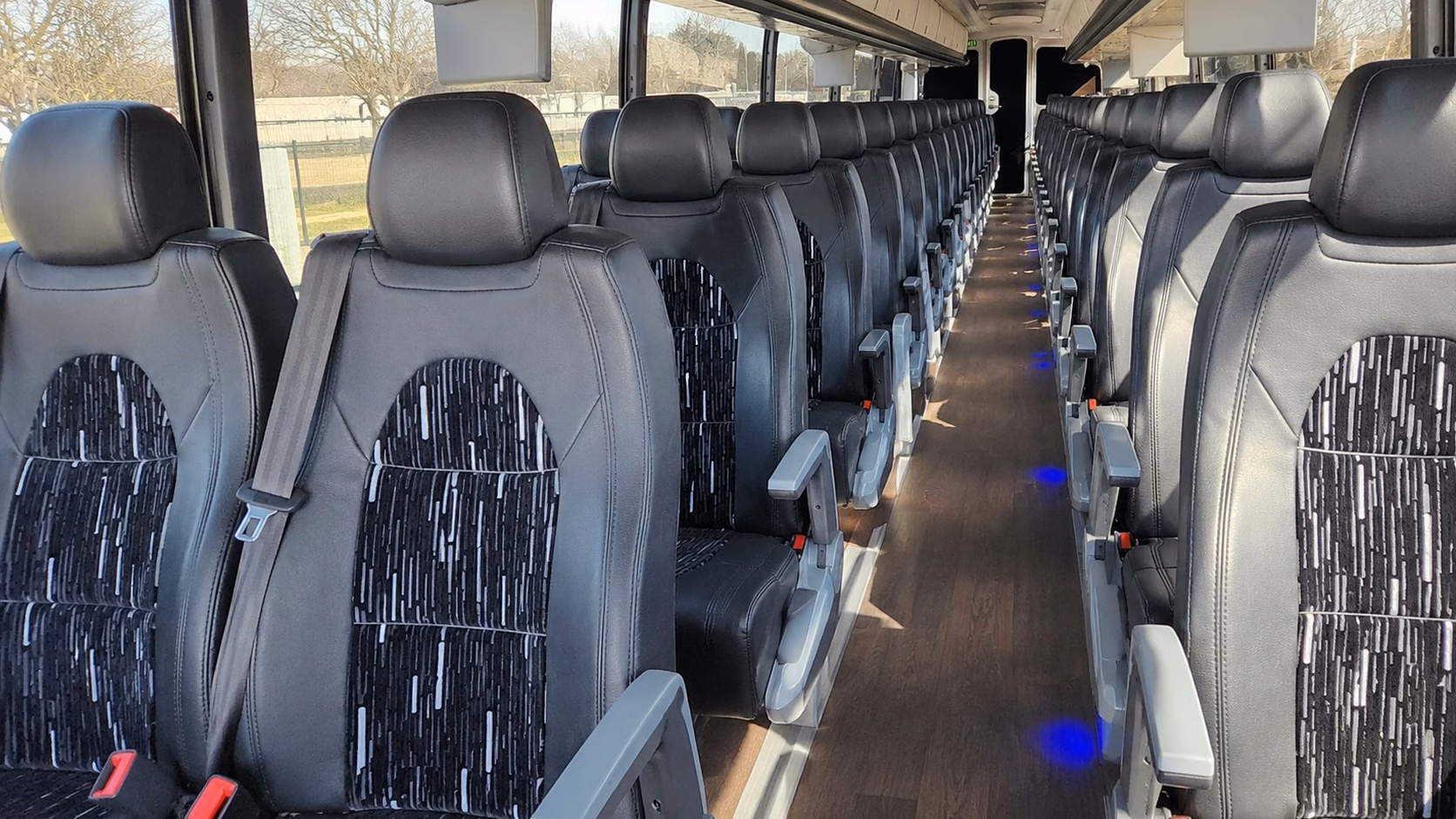 miami gardens charter bus rental inside