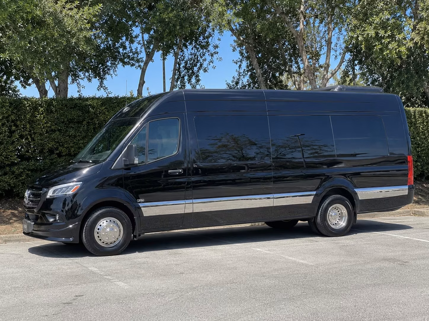 sprinter vans and minibuses for bridal party transportation in miami gardens